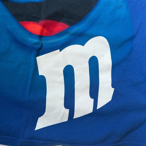 M&M'S Blue Short Sleeve Tee with Iconic Character - Picture 3 of 8